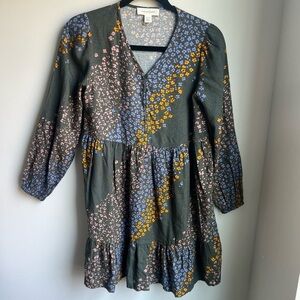 Treasure & Bond Multicolor Floral Dress - Size Large